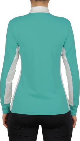 Women Long Sleeve Golf Shirts Equestrian Horse Riding Tops with Pockets in Saudi Arabia