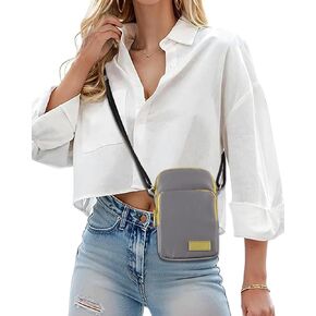 GOX Crossbody Bag for Women Small Size Cell Phone Wallet Purse for Travelling， Travel Purse Shoulder Bag