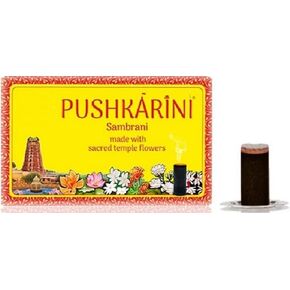 Sambrani Incense Natural Dhoop dhoopam for Daily Puja, Homa/Havan/Rituals | Natural Fragrance | Odor Remover Incense (PUSHKARINI 10pc per Pack, Pack of 3)