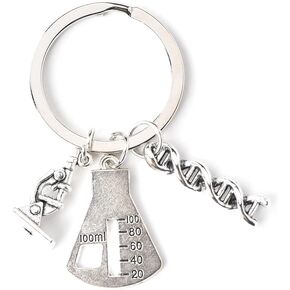 Chemistry Teachers Students Gifts Keychain for Graduation Birthday Gifts for Teacher Student Science Keychains Key Ring Gift for Chemistry Lovers Future Chemists Gift for Laboratory Scientists