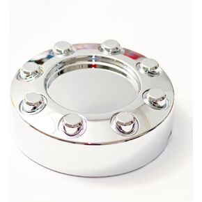New Chrome Wheel Center Cap for 2005-2018 F250 F350 SRW Pickup Truck, Single Rear Wheel, Front or Rear 2WD, Rear 4x4