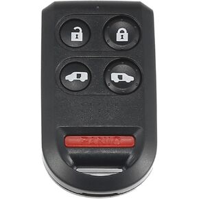 X AUTOHAUX OUCG8D-399H-A Car Key Fob Shell 5 Button Remote Control Key Case Shell Keyless Entry Housing Replacement for Honda Odyssey 2005 2006 2007