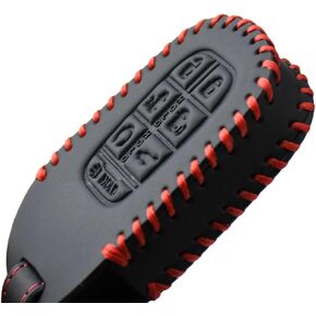 Handmade Stitching Leather Key Cover for Honda Odyssey Elite Ex 7 Buttons 2024 2023 2022 2021 2020 2019 2018..