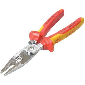 Knipex 13 96 200 SB Pliers for Electrical Installation VDE-tested with opening spring in blister packaging