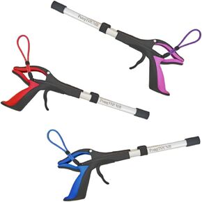 2-Pack 43"+32" Newest Grabber Reacher Tool-Long Magnetic Lightweight Aluminum Foldable Pick Up Stick,Trash Picker,Extended Grabbers, Heavy Duty Reaching Tool, Elderly Grab,Upper Claw, Assist Tool