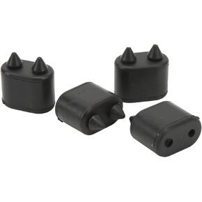 Door Jamb Body Bumpers, 4 Pcs Rubber Exterior Door Bumper Bump Stop Kit Replacement for Cutlass 1968-1972