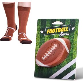 1 Pair Sports Themed Socks - One Size Fits Most. Novelty Sports Socks. Gift for Men and Women