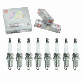 8 pc NGK Laser Iridium Spark Plugs compatible with Lexus LS430 4.3L V8 2001-2006