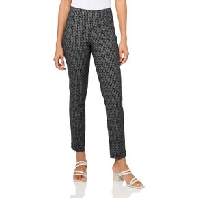 SLIM-SATION Women's Plus Size Pull-on Ankle Pant with Real Front and Back Pockets