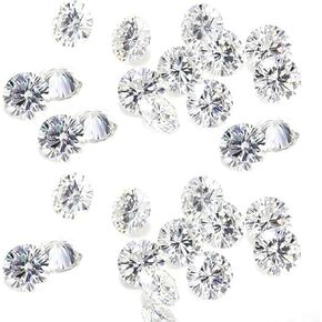 Lab Grown Loose CVD Diamond Lot 1mm-1mm Mix Sizes 0.2 CT Lot Round D-E-F Color VVS-VS Diamonds