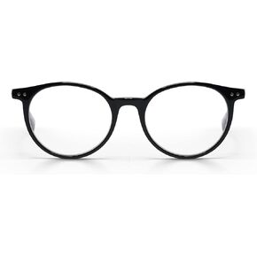 eyebobs Case Closed Premium Blue Light Reading Glasses for Women and Men | Round Blue Light Blocking Computer Glasses