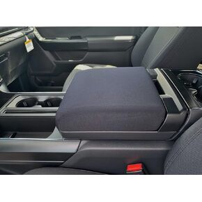 Auto Console Covers- Fits The Ford F-250 Super Duty 2023-2025 Center Console Armrest Lid Cover Waterproof Neoprene Fabric (Black)