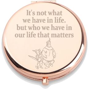 WUSUANED Cartoon Fox Makeup Mirror Robin Inspired Mirror Cartoon Character Lover Gift Robin Fox Gift (Robin Fox Mirror)