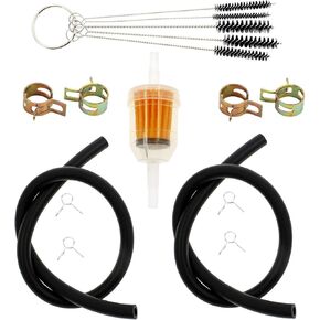 1/4 Inch Fuel Line Gas Filter for 263-65012-A3 303197 34490003 38283 38666 552265 71-5960 72084-G01 98021 25 050 03-S 25 050 08-S 25 050 22-S 25 050 22-S1 AM101126 AM116304 AM1163041 E303197