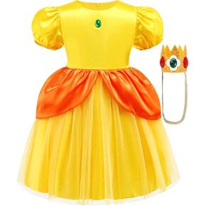 ICECUTE Princess Costumes for Baby Girls,Princess Dress for Toddler Girl,Birthday Halloween Party Dresses Up