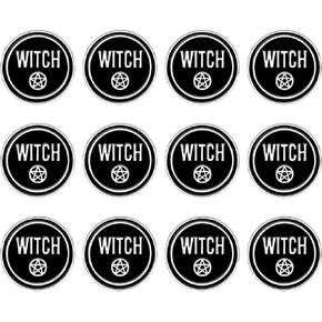 Witch Black Brooch Artist Shiny Jewelry Art Student Graduation Souvenir Brooch Drip Oil Painted Enamel Pin Suitable for Hat Jacket Canvas Bag