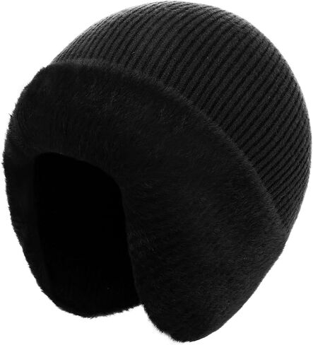 ZTL M/L/XL/XXL Winter Beanie Hats with Earflap for Men Women, Outdoor Warm Knitted Stocking Hat Ski Skull Cap in Saudi Arabia