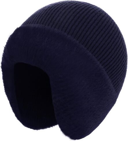 ZTL M/L/XL/XXL Winter Beanie Hats with Earflap for Men Women, Outdoor Warm Knitted Stocking Hat Ski Skull Cap in Saudi Arabia