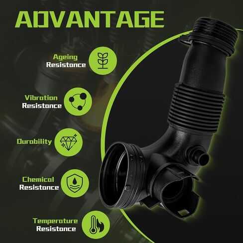 أنبوب خرطوم مدخل منظف الهواء مع مشبك يستبدل # 696-009 16576EA200 متوافق مع Nissan 2005-2019 Frontier، 2005-2012 Pathfinder، 2005-2015 Xterra in Kuwait