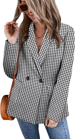 CHICZONE Womens Long Sleeve Casual Blazers Open Front Lapel Button Work Office Blazer Jackets in Saudi Arabia