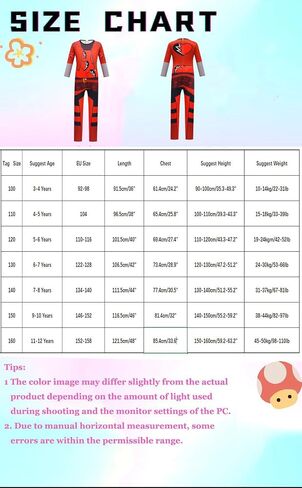 Red Jumpsuits for Girl Rise Red 4 Movie Princess Bodysuits with Glove Party Dress up for 4-12 Years Kids in Saudi Arabia