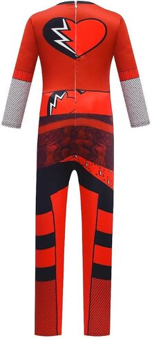 Red Jumpsuits for Girl Rise Red 4 Movie Princess Bodysuits with Glove Party Dress up for 4-12 Years Kids in Saudi Arabia