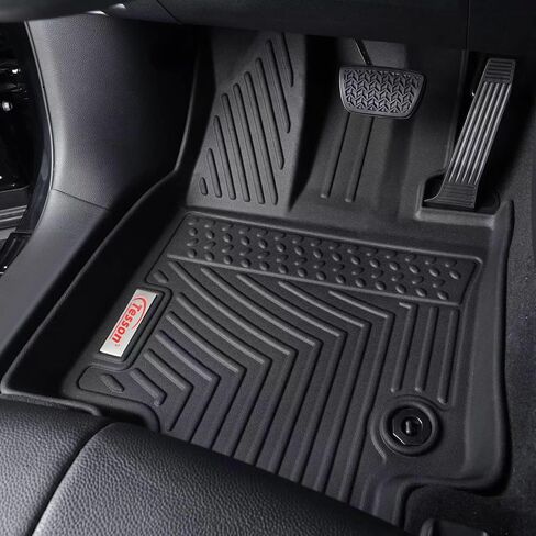 Tesson Floor Mats Accessories 3 Row Liners Set &Cargo Liners Custom Fit for 8 Seats 2024 2025 Mazda CX-90&CX90 PHEV with 2nd Row Bench Seats,All Weather Guard TPE Car Mats & Rear Trunk Mats in Saudi Arabia