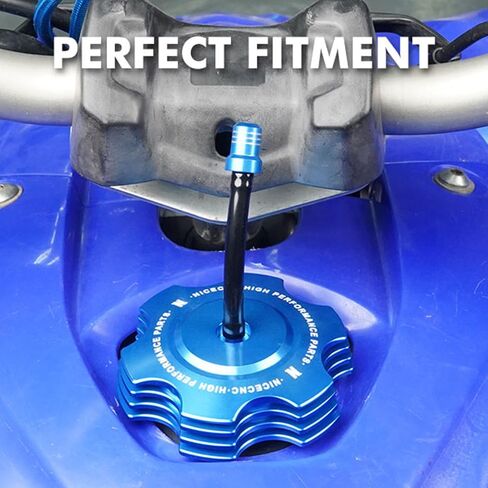 Fuel Tank Cap with Hose Compatible with Yamaha YFZ450 2004-2009 2012 2013,YFZ450X 2010 2011,Banshee 350 YFZ350 2002 2003 2004 2005 2006,Warrior 350 YFM350X 2002 2003 2004,See Fitments Red in Kuwait