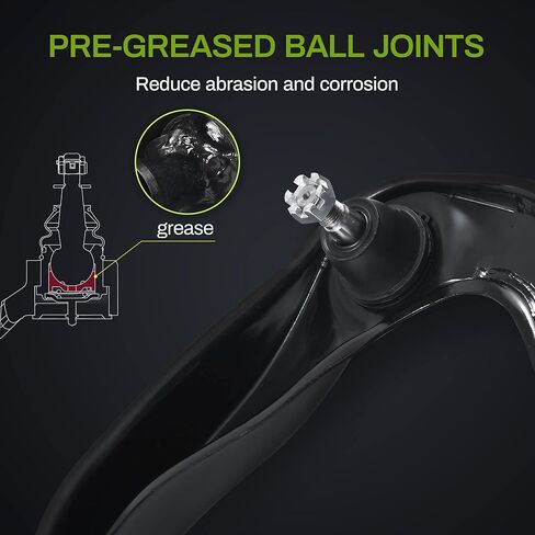 أذرع التحكم العلوية الأمامية AUTOSAVER88 متوافقة مع 2005-2015 Xterra، 2005-2019 Frontier، 2005-2012 Pathfinder - مع البطانات ومجموعة وصلات الكرة in Kuwait