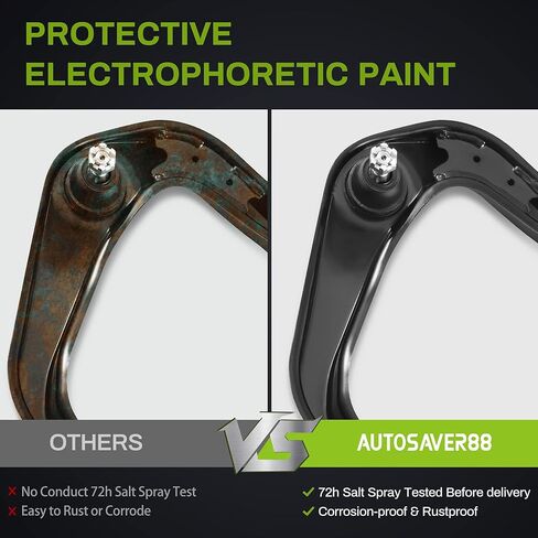 أذرع التحكم العلوية الأمامية AUTOSAVER88 متوافقة مع 2005-2015 Xterra، 2005-2019 Frontier، 2005-2012 Pathfinder - مع البطانات ومجموعة وصلات الكرة in Kuwait