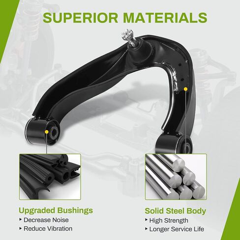 أذرع التحكم العلوية الأمامية AUTOSAVER88 متوافقة مع 2005-2015 Xterra، 2005-2019 Frontier، 2005-2012 Pathfinder - مع البطانات ومجموعة وصلات الكرة in Kuwait