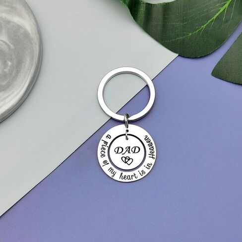 Vadaka Sympathy Keychain for Loss of Son Mom Dad Brother Photo Frame Memorial Keychain Bereavement Remembrance Gift Jewelry in Kuwait