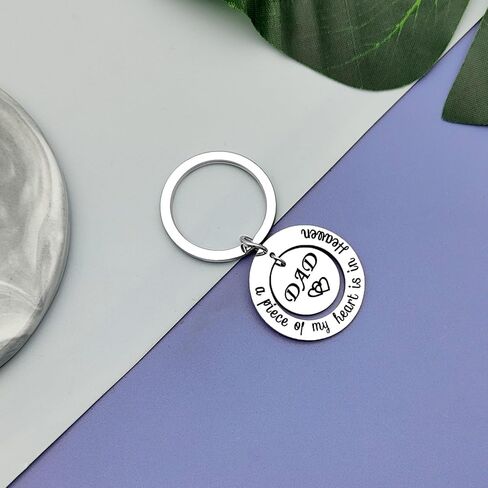 Vadaka Sympathy Keychain for Loss of Son Mom Dad Brother Photo Frame Memorial Keychain Bereavement Remembrance Gift Jewelry in Kuwait