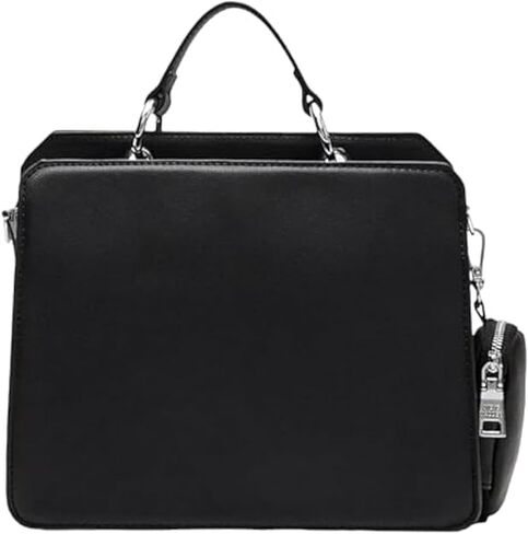 Steve Madden Women Bevelyn Convertible Crossbody Bag Shoulder, One Size, Black/Crystal, One Size in Saudi Arabia
