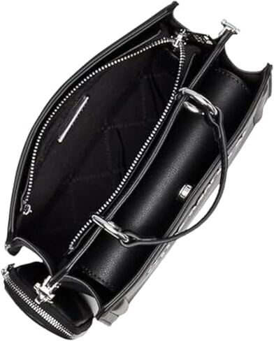Steve Madden Women Bevelyn Convertible Crossbody Bag Shoulder, One Size, Black/Crystal, One Size in Saudi Arabia