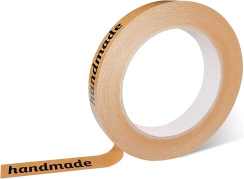 Thank You Tape, Designer Brown Sealing Tape for Small Business, Stick Shopping Bag or Box of Bakes, Coffees, Gifts, Newspapers, Flower Arrangements and Takeout, Thank You in Saudi Arabia