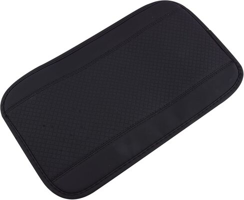 وسادة مسند ذراع السيارة، وسادة مسند ذراع تلقائية، جلد PU أسود مقاوم للماء وسادة وحدة التحكم المركزية مسند ذراع السيارة غطاء صندوق مقعد حامي لمعظم المركبات وسيارات الدفع الرباعي والشاحنات والسيارات (أسود) in Kuwait