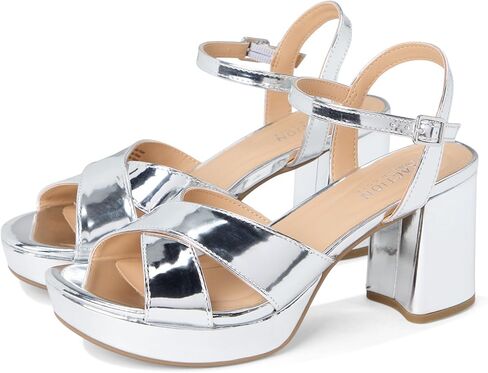 رد فعل كينيث كول Reeva Platform Silver Specchio 6 M in Kuwait