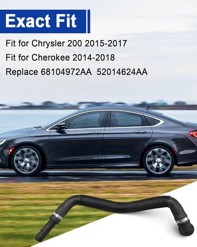 خرطوم سخان HVAC مناسب لكرايسلر 200 2015-2017 شيروكي 2014-2018، موصل خرطوم السخان استبدال 68104972AA 53107665 52014624AA in Kuwait