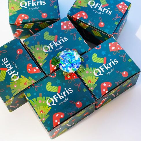 QFkris Mini Hand Blown Glass Cactus Figurine Miniature Collectibles Glass Statue Ornament Simulation Plants B in Kuwait