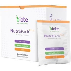 bioTE Nutraceuticals - NutraPackPlus - Hormone Balance + Vitality Support (Daily Packets 30-Day)