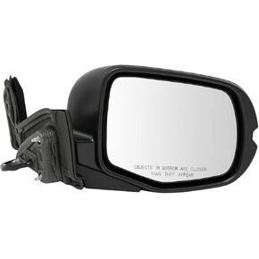 TRQ Right Mirror Manual Folding with Memory Passenger Side Compatible with 2019-2022 Honda Pilot HO1321335