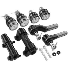 A-Premium Set of 8, Front Upper Lower Ball Joint, Outer Tie Rod End, Compatible with Ford E-250 (Econoline), E-350/E-450 Econoline (Club Wagon), E-350 Super Duty/Club Wagon, Econoline Super Duty
