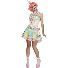 Smiffys womens Fever Deluxe Vintage Clown Costume