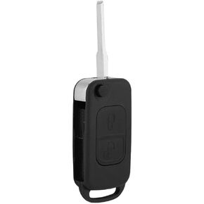 Remote Key Shell, Flip 2 Button Remote Key Fob Case Shell Cover SLK Class E113 ACES W168