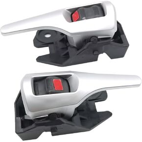 Pair of Inner Interior Door Handle for Toyota Corolla 2009-2013, Toyota Matrix 2009-2014, Front or Rear, Replaces 69205-02180-B0,69206-02190-B0