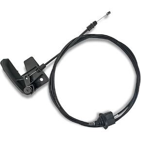 1 PC Car Hood Release Cable Handle Assembly, Hood Lock Opening Cable with Handle, Replaces OEM No. 15142953 912017 Accessories, Compatible with Chevrolet Silverado 1500 2500 3500 (Black)
