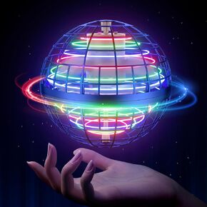 UranHub Flying Orb Ball Toy, 2024 Upgraded Boomerang Galaxy Ball - Up to 30 Minutes of Flight Time, Cool Toys Gift for 6 7 8 9 10+ Year Old Boys Girls Teens - for Indoor and Outdoor Use (Blue)