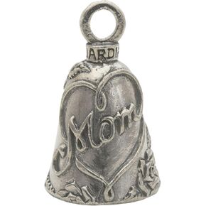 Guardian Bell Mom Good Luck Bell w/Keyring & Black Velvet Gift Bag | Motorcycle Bell | Lead-Free Pewter | Good Luck Gift to Friends & Family | Bike Bell | Made in USA