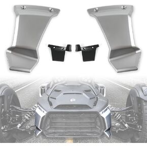 Front Grill Trim for Ryker, Lower Grill Trims Grill Protector for Ryker 600, 900 Sport & Rally Editions All Models Accessories, Silver (Replaces #219400947)
